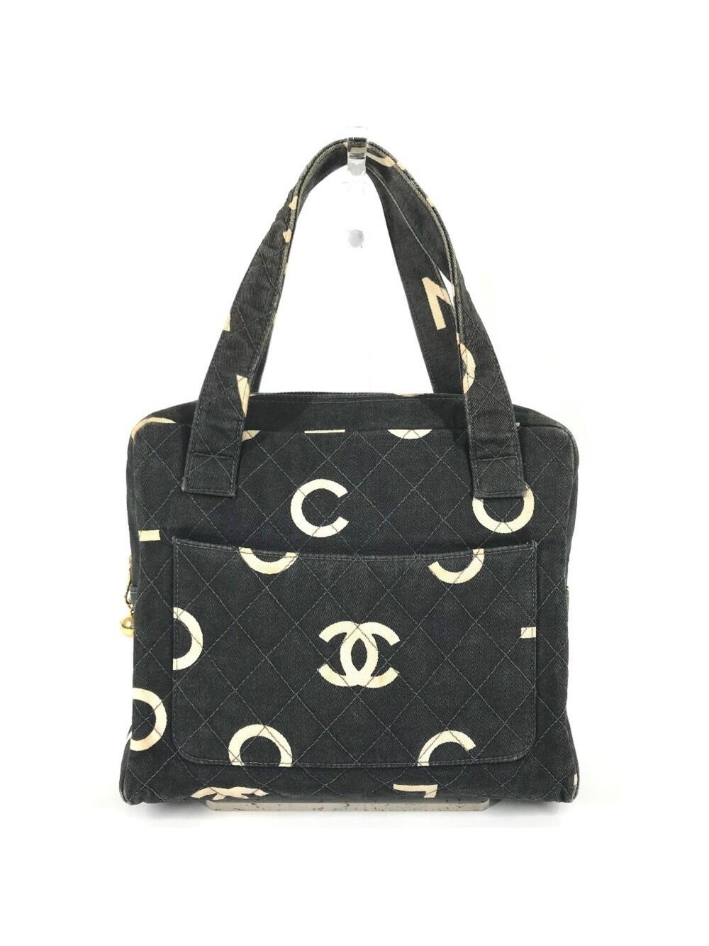 Chanel Vintage Coco Logo Zip Tote #375080C63B